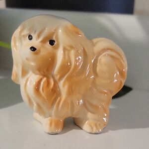 Pomeranian Ceramic Vintage Figurine